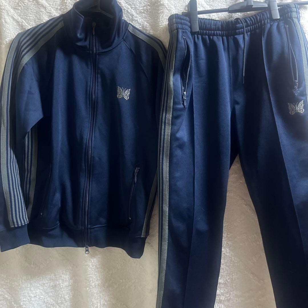 Needles ニードルス ネイビー コムドットやまと着用 セットアップ