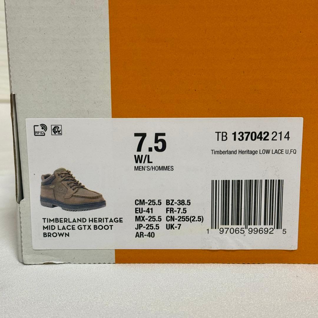 新品】25.5 Timberland Moc Toe Mid GTX ブラウン - メルカリ