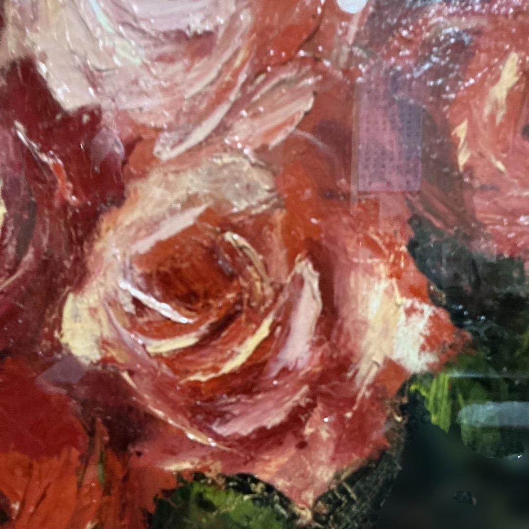 ねむさん専用　【真作】　（WISH） 小林慎太郎　『薔薇』　F６号　一期会会員