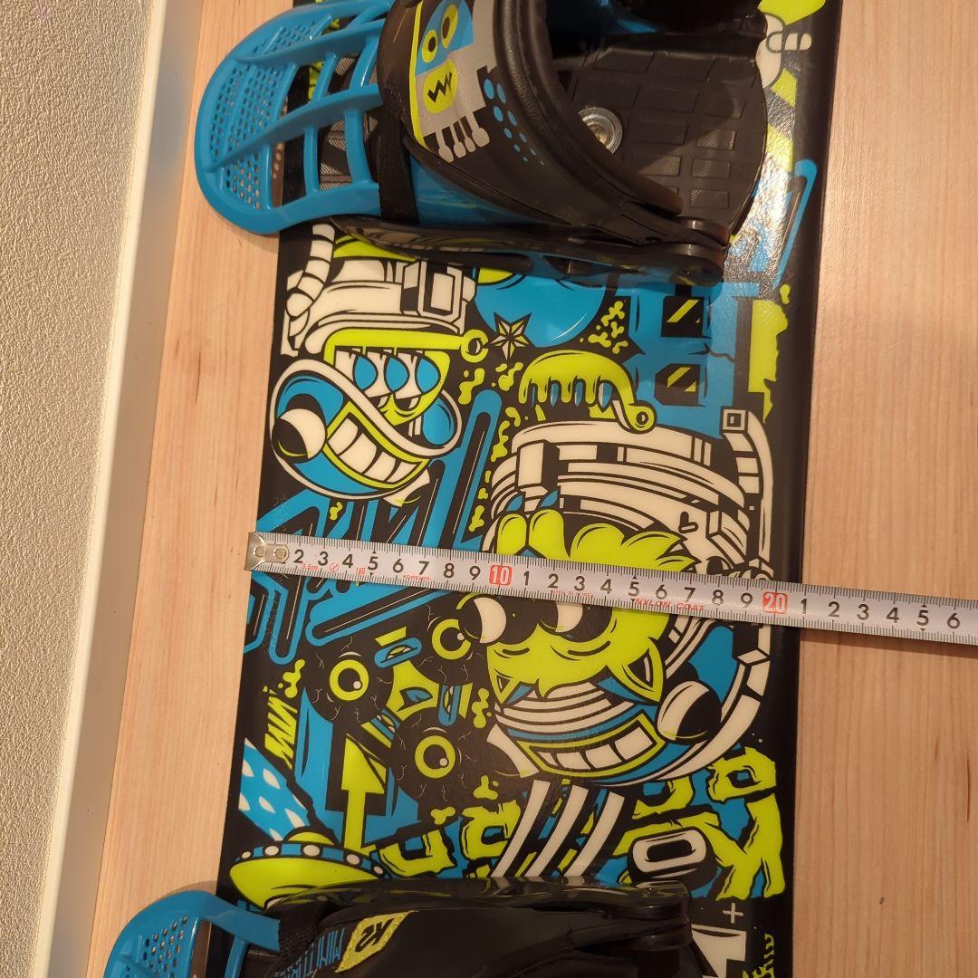 美品】K2 スノーボード バインディング付き 子供用 18.5cm キッズセット