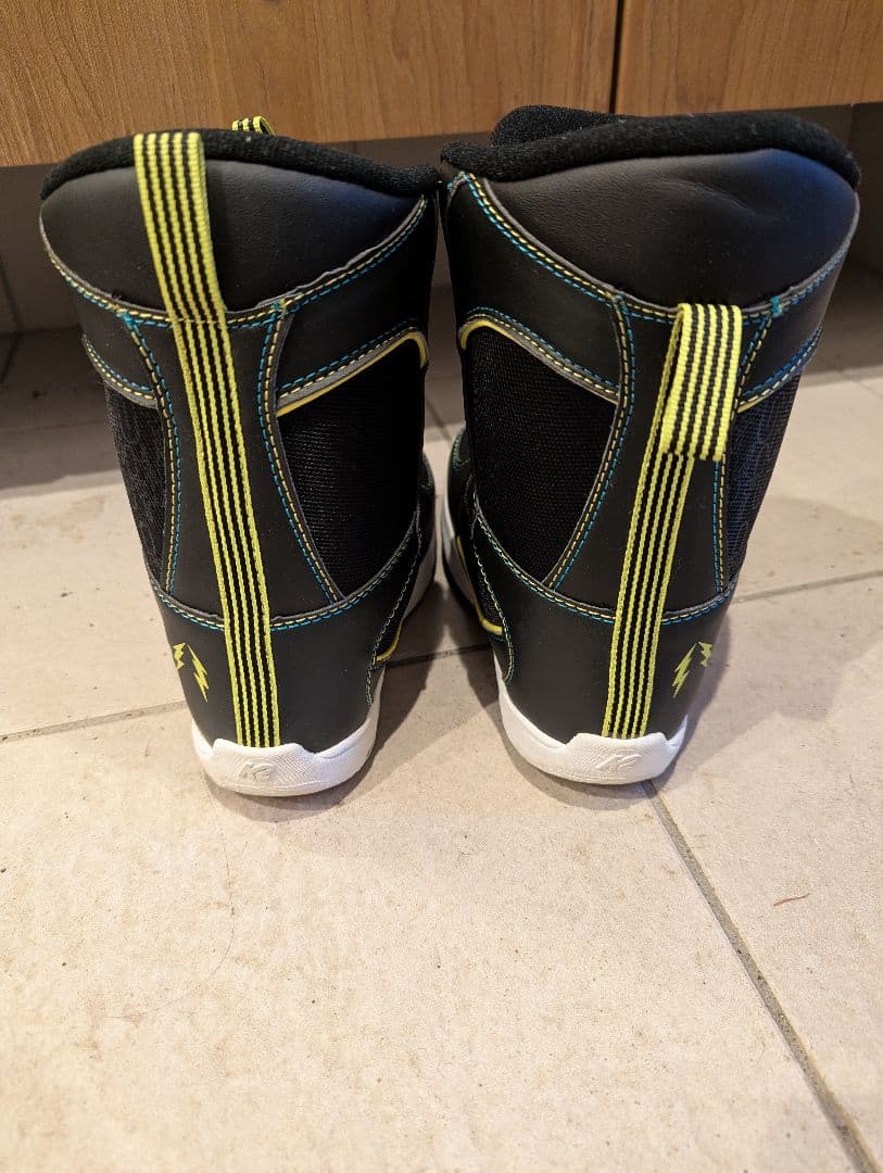 美品】K2 スノーボード バインディング付き 子供用 18.5cm キッズセット