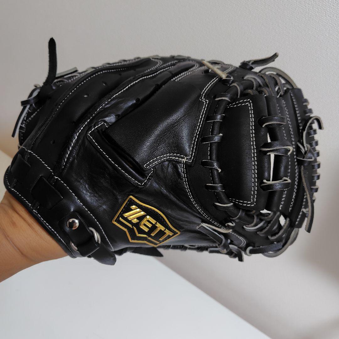 【美品】ZETT軟式野球 キャッチャーミット 軟式キャッチャーミット プロステイタス 捕手用 | 【ZETT】ゼット