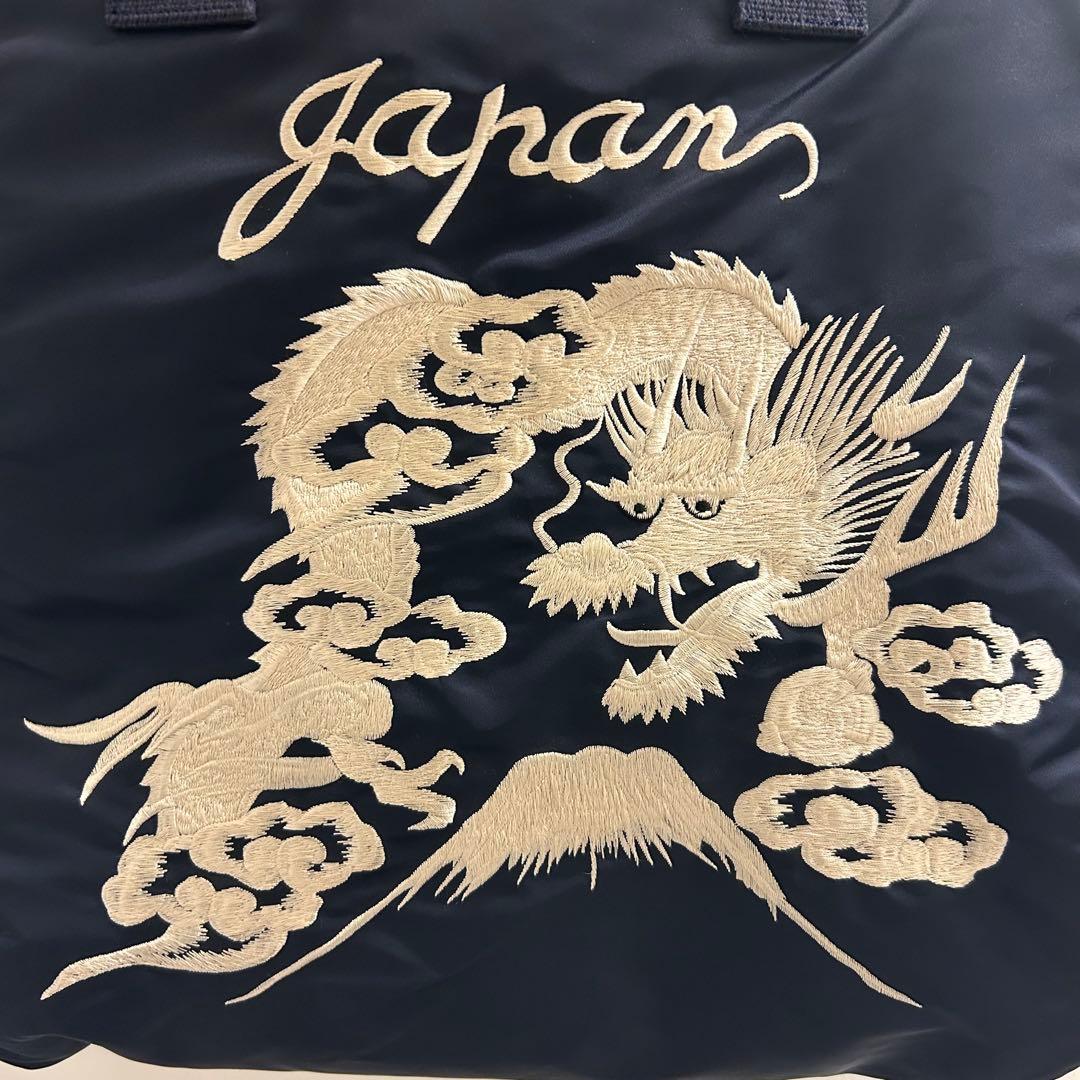 テーラー東洋 ビームスボーイ 刺繍 ヘルメットバッグ ネイビー - メルカリ