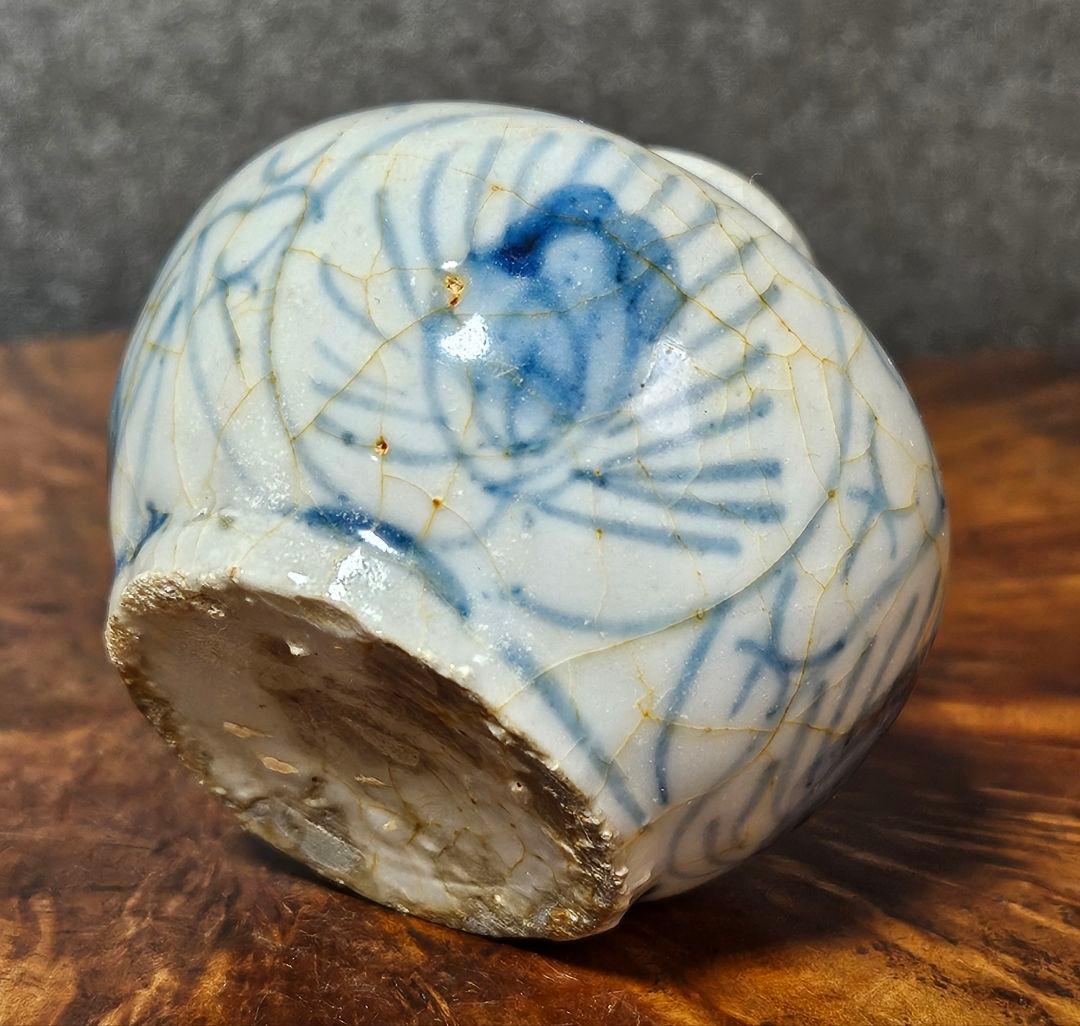 中国南方系 東南アジア古陶磁器 青華 安南 宋胡録 小壺 茶入れ