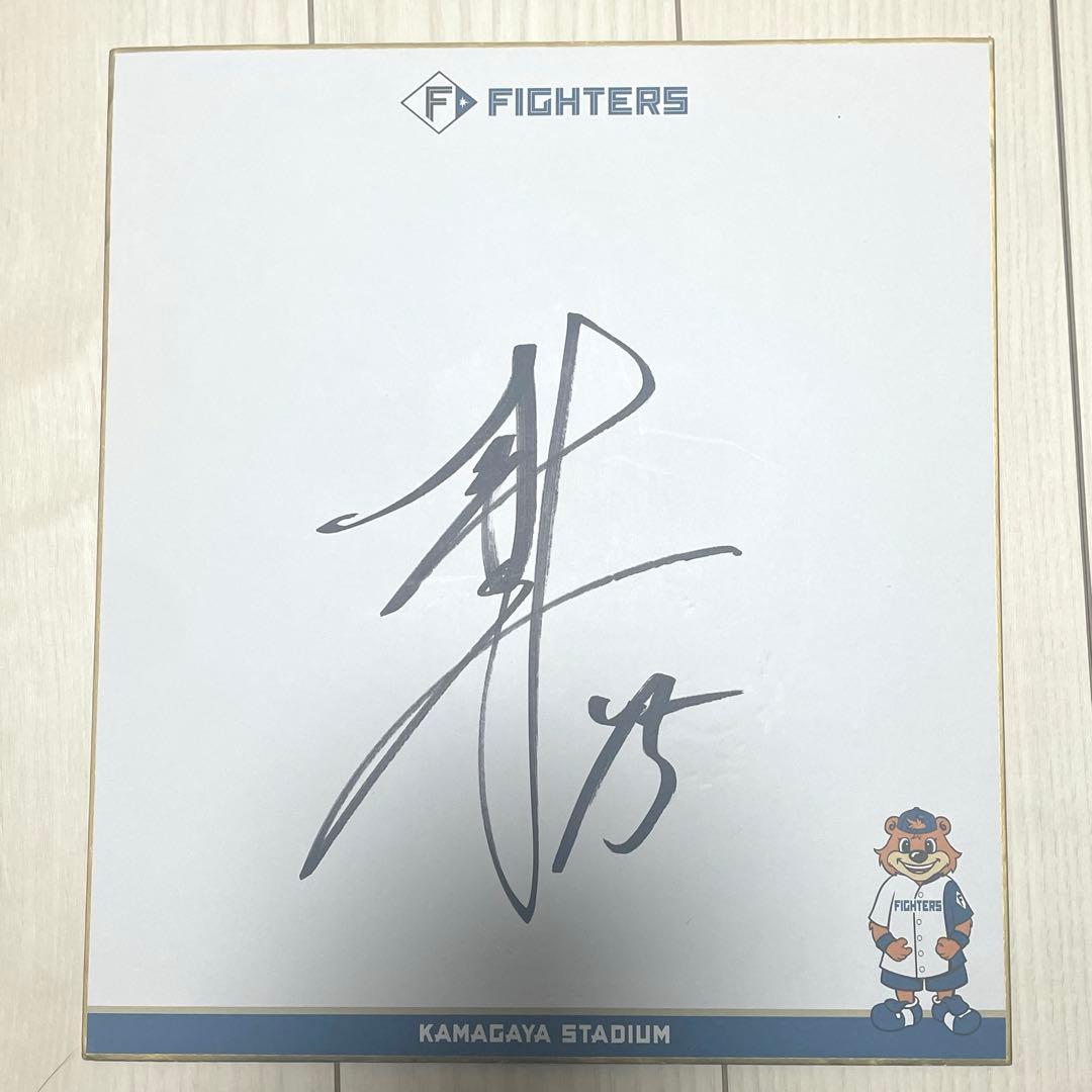 北海道日本ハムファイターズ 柳川大晟 95 直筆サイン色紙 - メルカリ