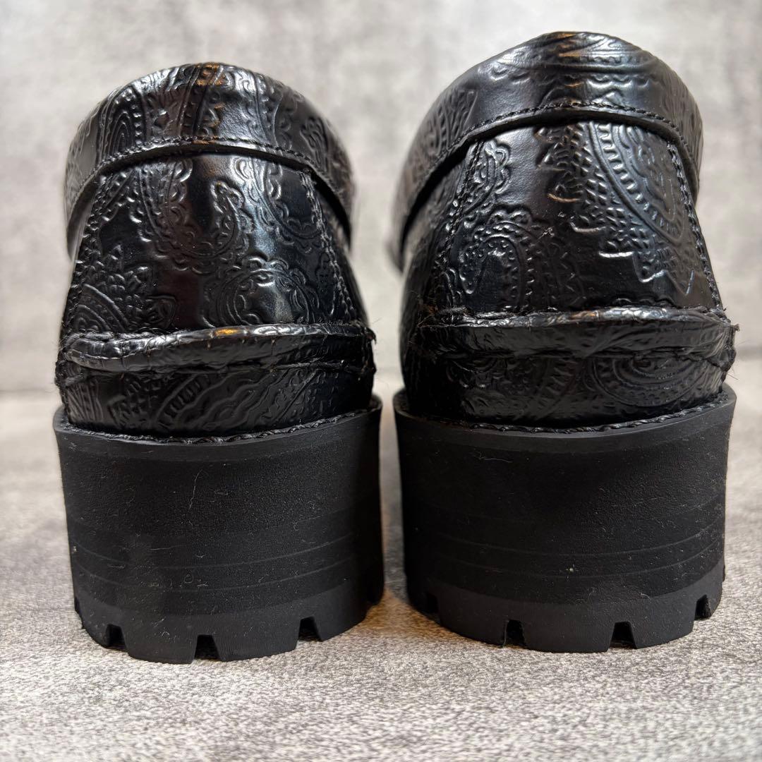 そ*ん様 極美品✨　ケンフォード　ローファー　ペイズリー　24.5cm 黒