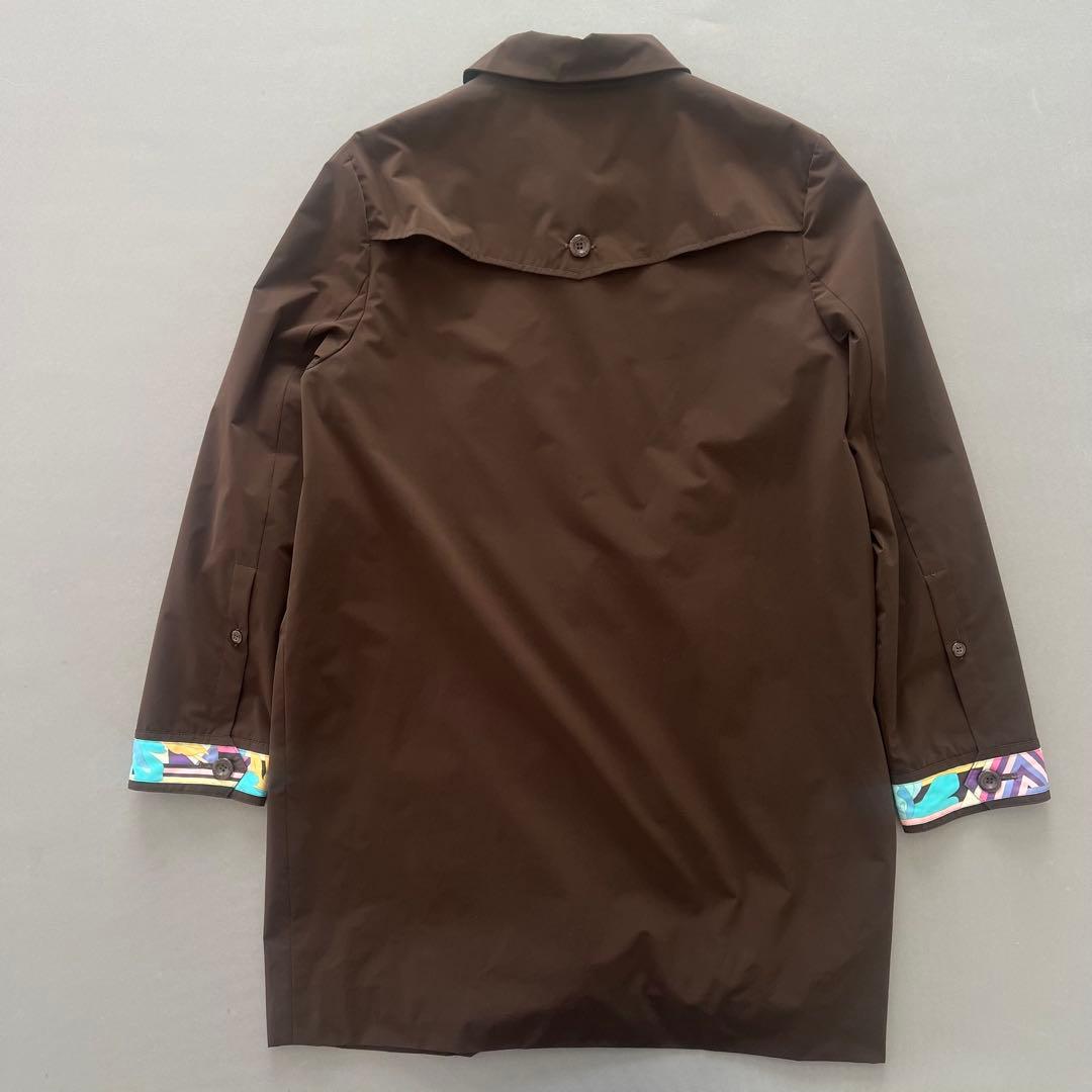 LEONARD レオナール トレンチコート 裏地 総柄 ジャケット ブラウン