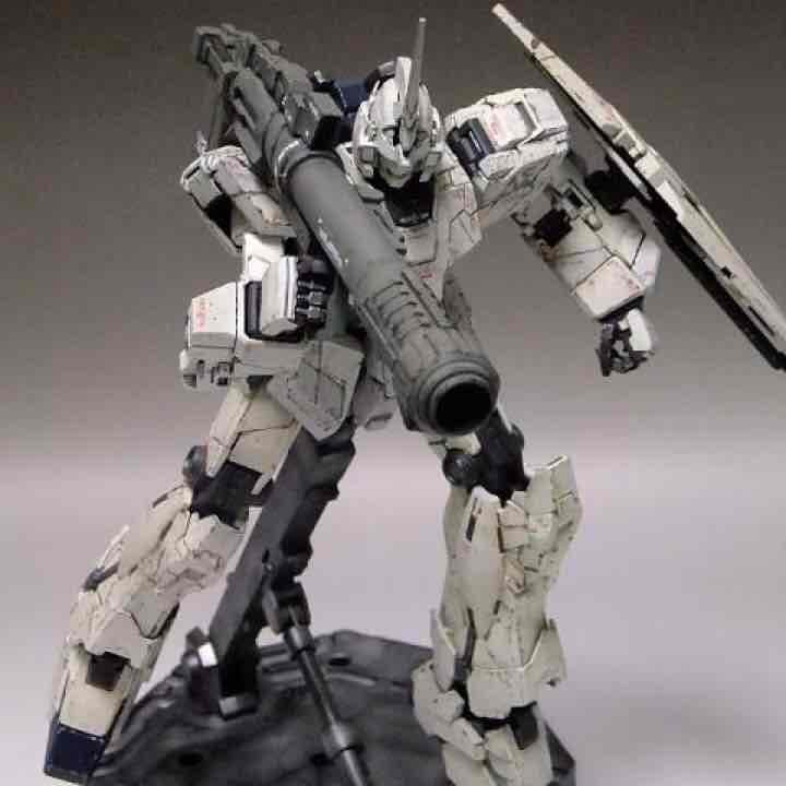 塗装済】MGユニコーンガンダム MSゲージ【完成品】 - メルカリ