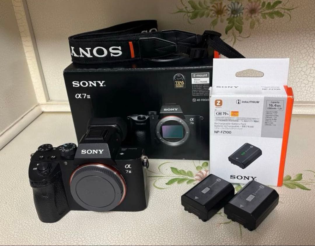 SONY α7 III 本体 バッテリー2個/ストラップ/アイカップ ソニー α1 II と一緒に使いたい おすすめ アクセサリー まとめ