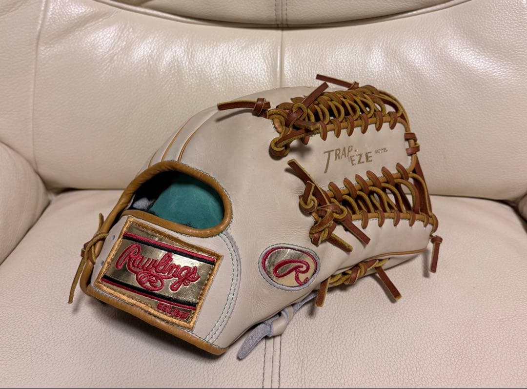 ローリングス 軟式オーダー内野手用グローブ　ゴールドラベル 型付け済み　OS Rawlings（ローリングス） 硬式グローブ 革ソフトボールグローブ 硬式