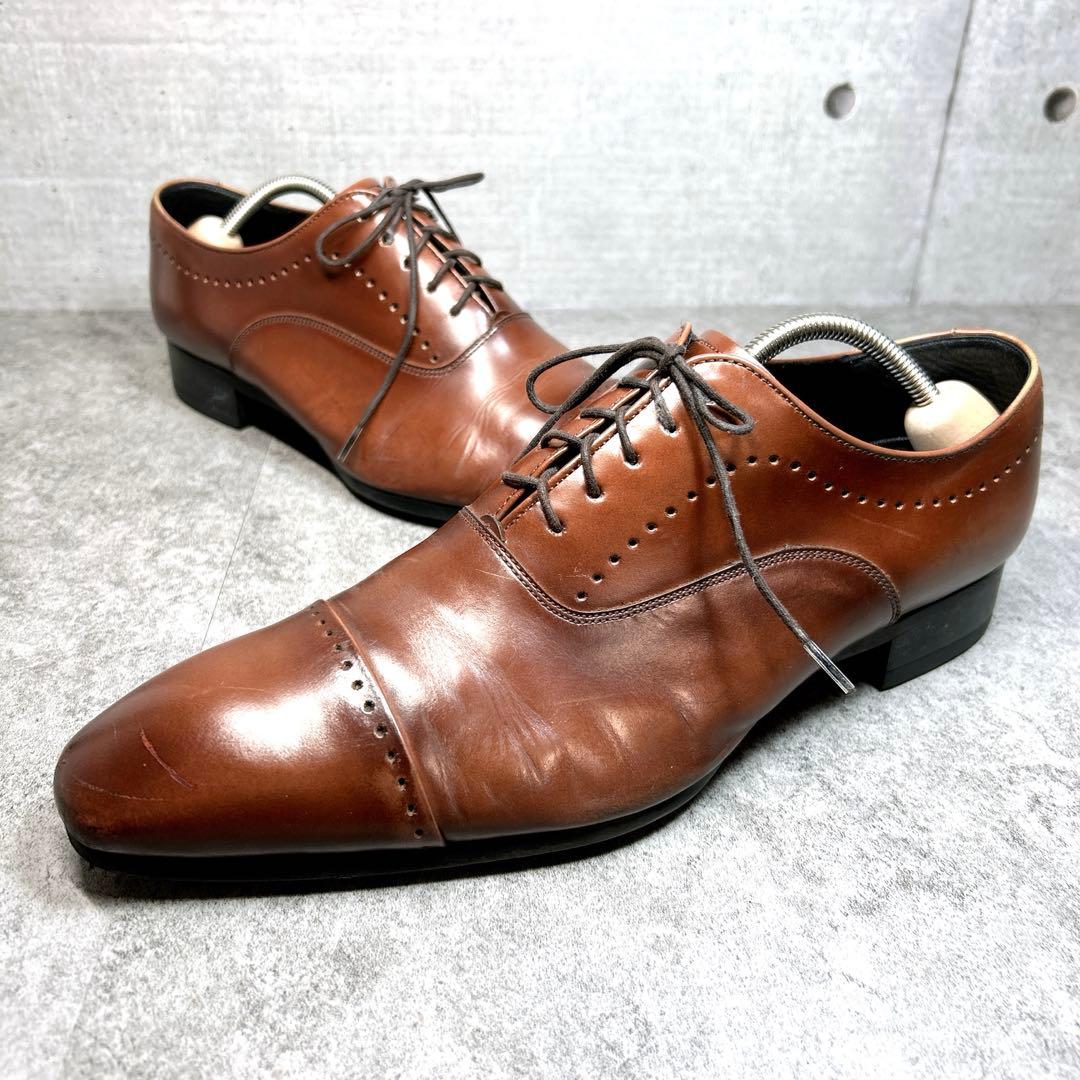 美品【REGAL】ビジネスシューズ/11LR/ストレートチップ/キャップトゥ/茶 REGAL FOOT COMMUNITY｜リーガル 11JL ストレートチップ ブラウン