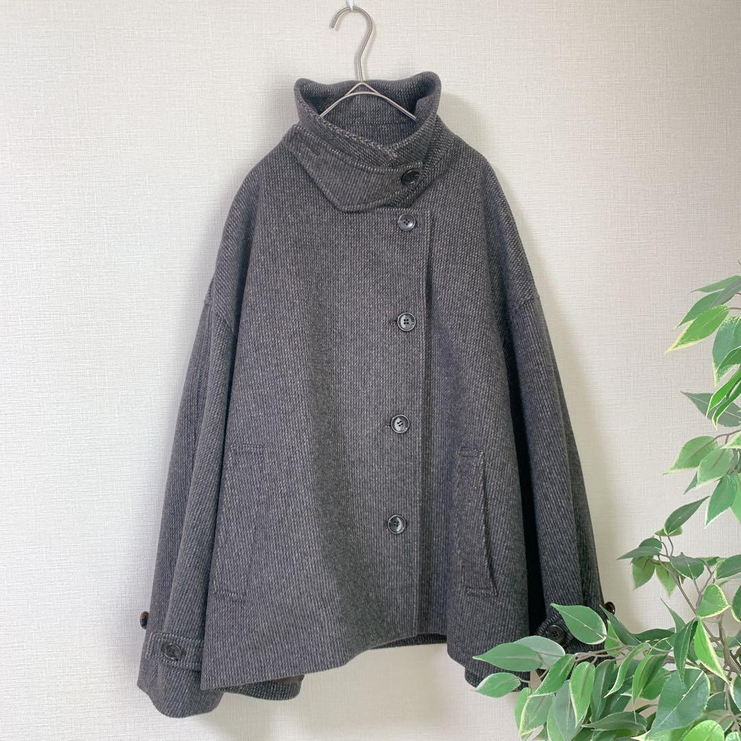 framework】23AW ピンチェックバルカラーショートコート - メルカリ