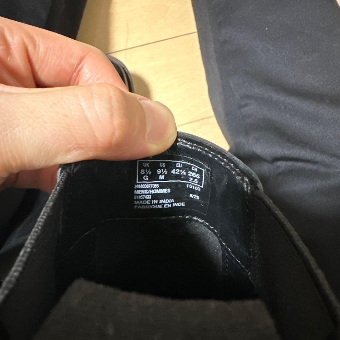 Clarks ブラック サイドゴアブーツ　値下げ可能　26.5cm 27.0cm