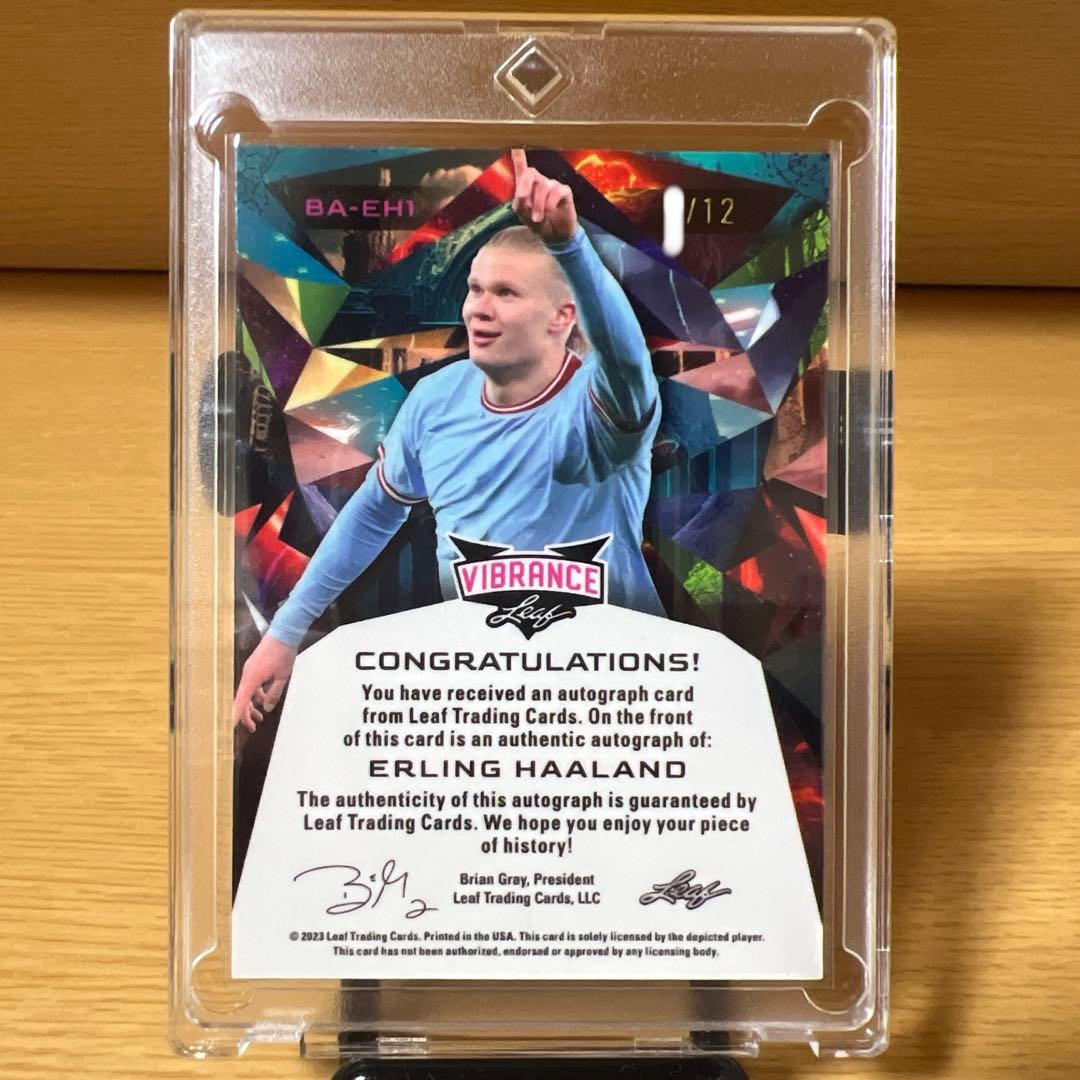 希少】 アーリング・ハーランド直筆サイン カードマンチェスターシティ