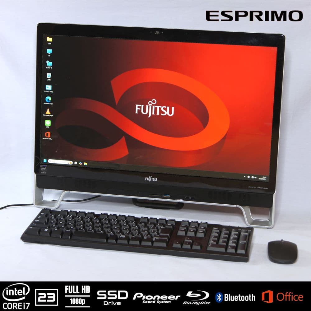 富士通 ESPRIMO-FH77 23型/i7/SSD/8GB/Office - メルカリ