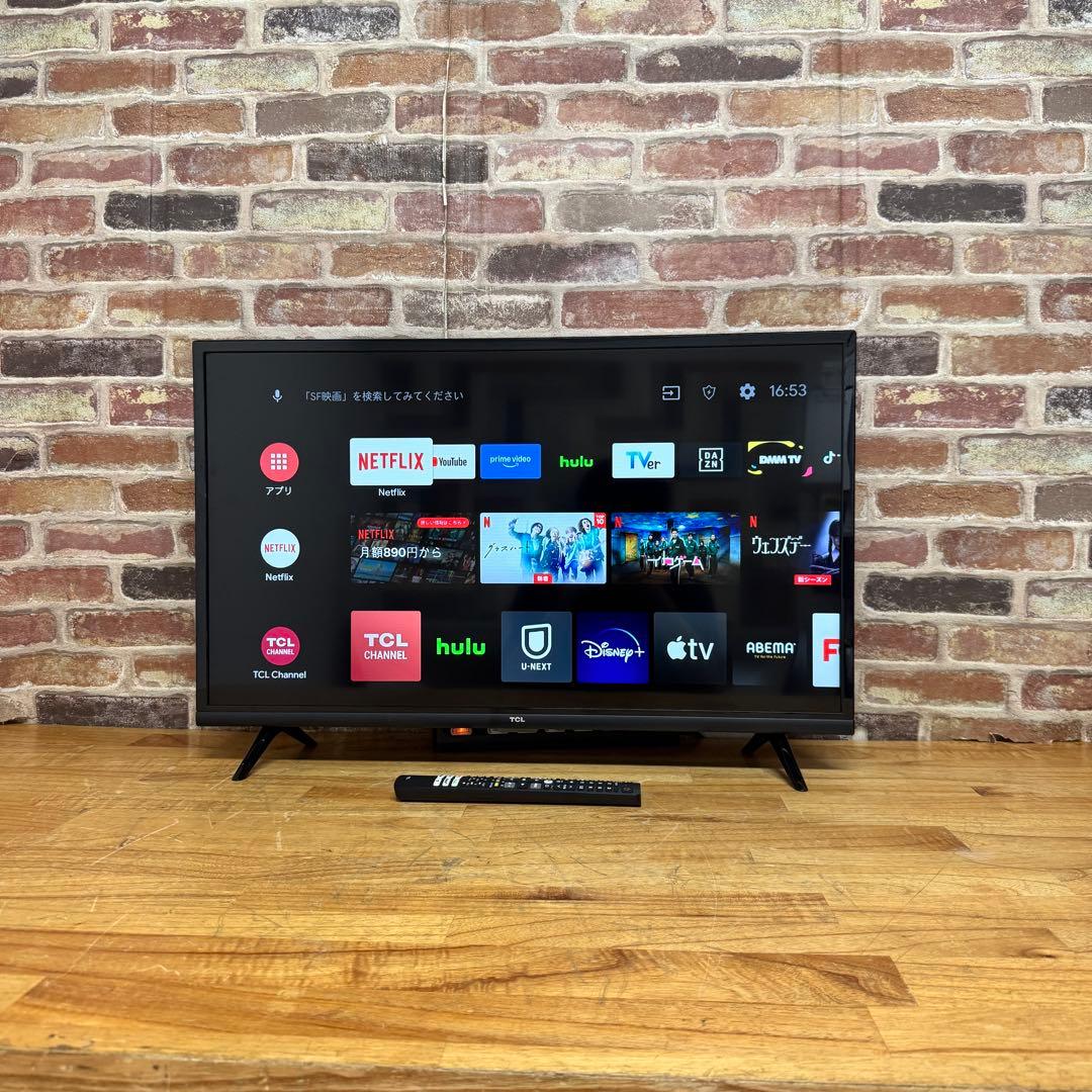 TCL 32V型 液晶テレビ スマートテレビ 32S5200A 動画アプリ搭載 TCL S5200シリーズ-FHDスマートTV-Android テレビ-TCLジャパン
