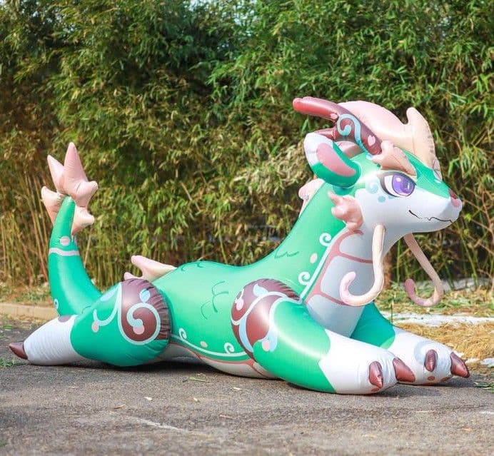 ドラゴン 空ビ 空気ビニール風船 浮き輪 幻獣工房 ICF - メルカリ