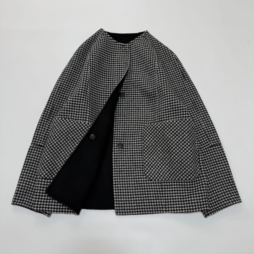 美品 24AWトゥモローランド スーパーダブルフェイス リバーシブル