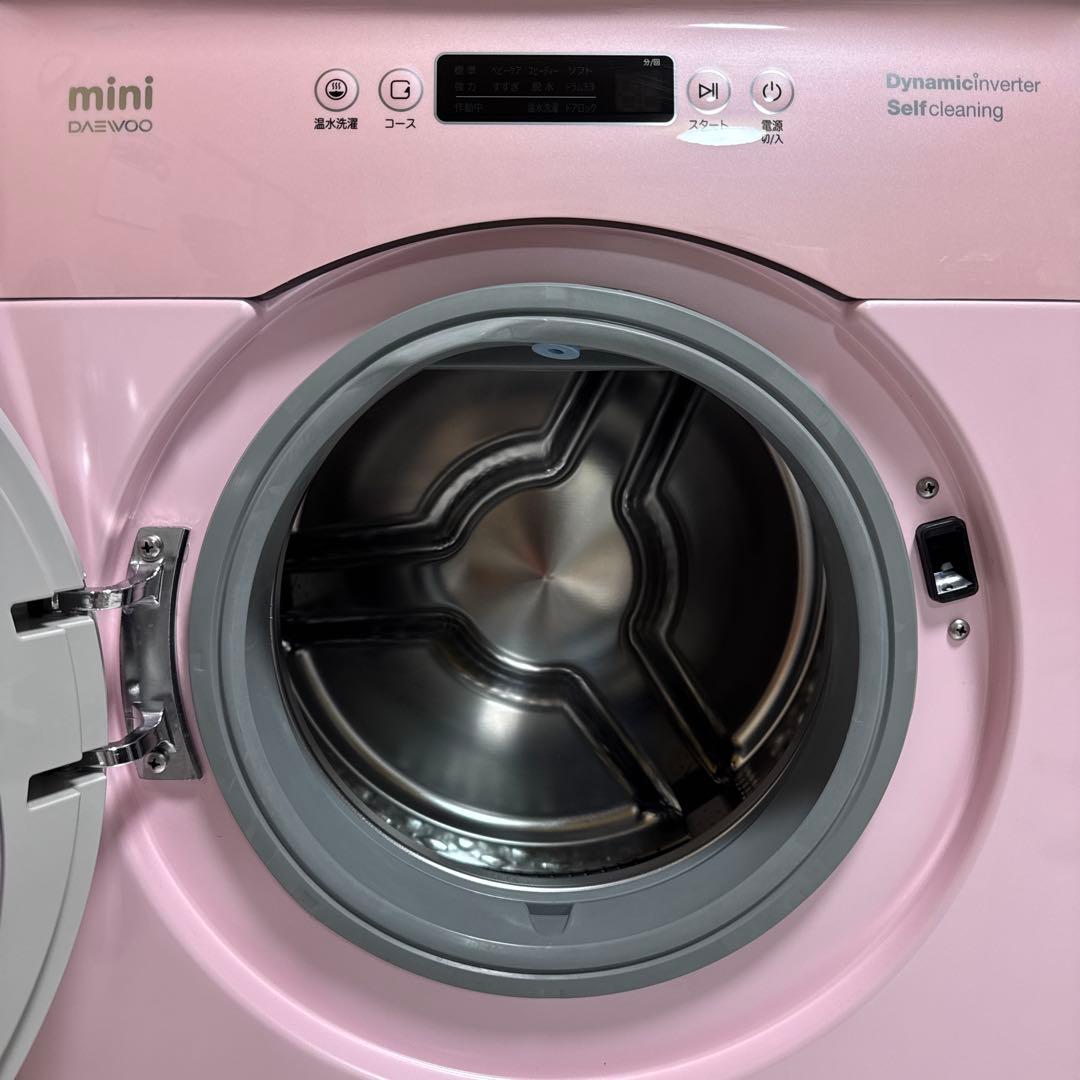 美品 DAEWOO 3.0kg ドラム式洗濯機 コンパクトドラム ミニサイズ