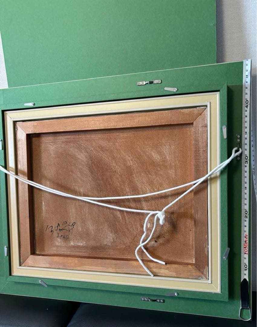 ホ*2様 油彩、絵画6号、佐伯祐三 筆「巴里」、土方定一 鑑、 - メルカリ