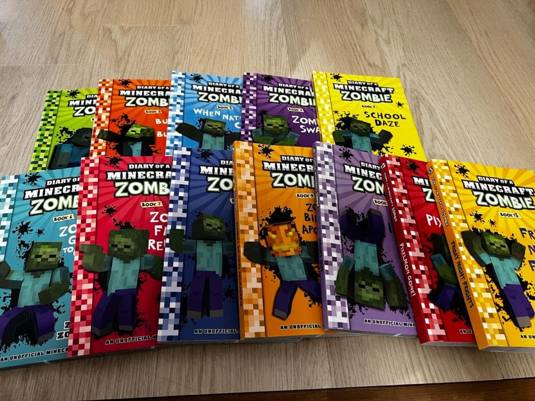 洋書　Minecraft: Zombie シリーズ 12冊セット NEW Diary of a Minecraft Zombie Revolting Mobs Collection 20 Books
