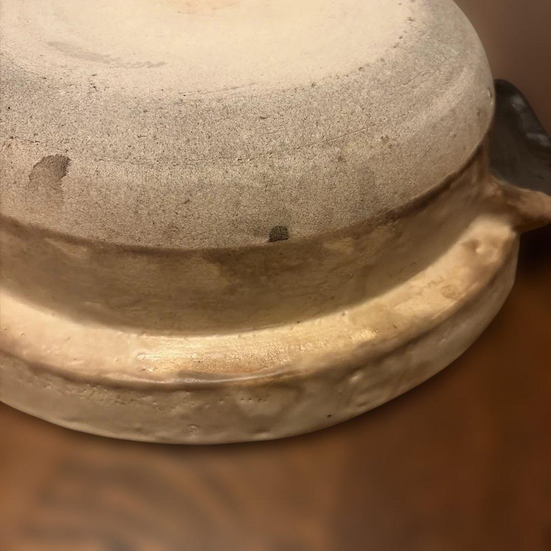 友野様専用】中垣連次 美濃焼 黒織部 手造り土鍋 逸品作