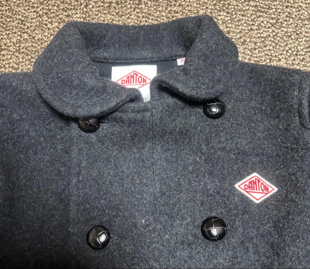 ダントン ウールダブルコート チャコール - メルカリ