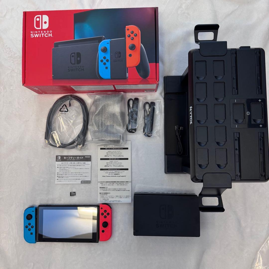 NintendoSwitch バッテリー強化版 本体 あらいさんケース付 Amazon.co.jp: 【整備済み品】 Nintendo Switch ニンテンドー スイッチ