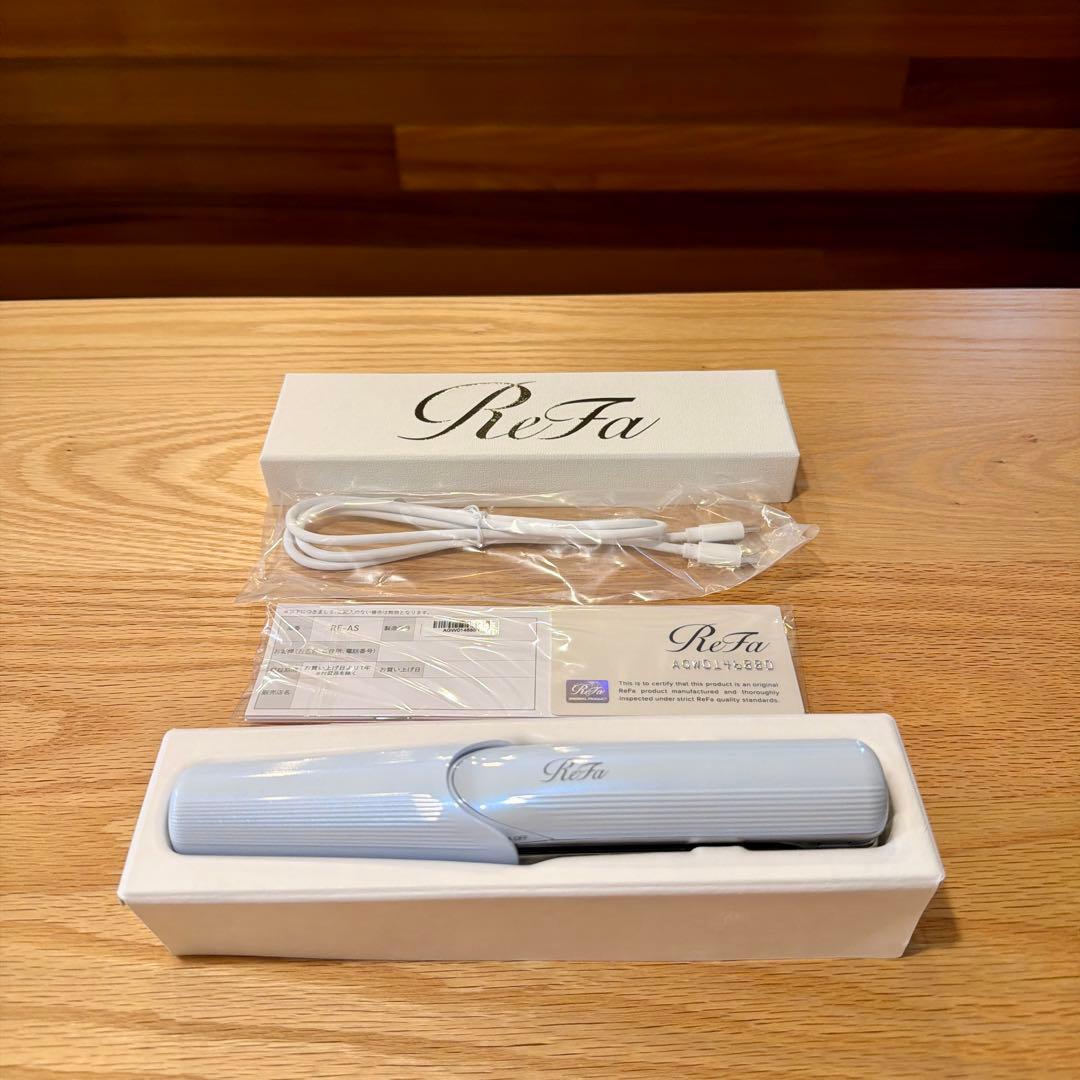 【新品未使用】リファ フィンガーアイロン ST ホワイト（付属品完備・正規品） ReFa BEAUTECH リファ フィンガーアイロン ST ホワイト FINGER IRON RE