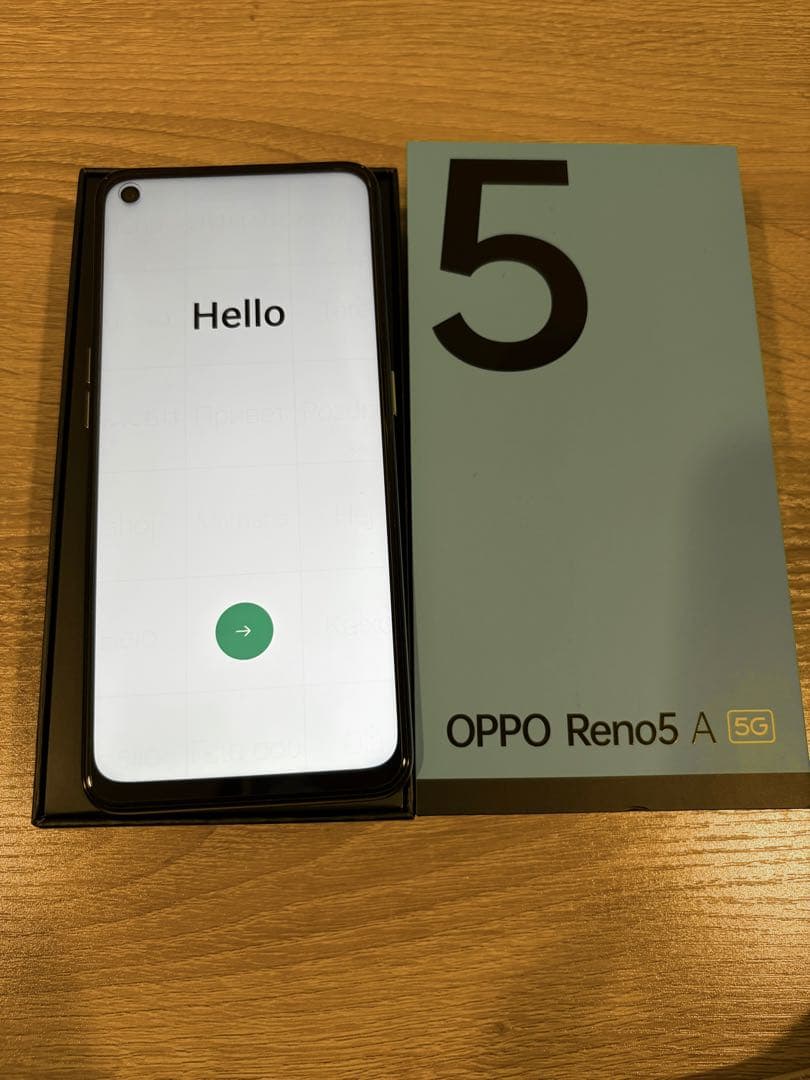 OPPO Reno5 A(eSIM) アイスブルー　128GB 楽天市場】OPPO Reno5 A (eSIM対応版) A103OP Y!mobile アイスブルー