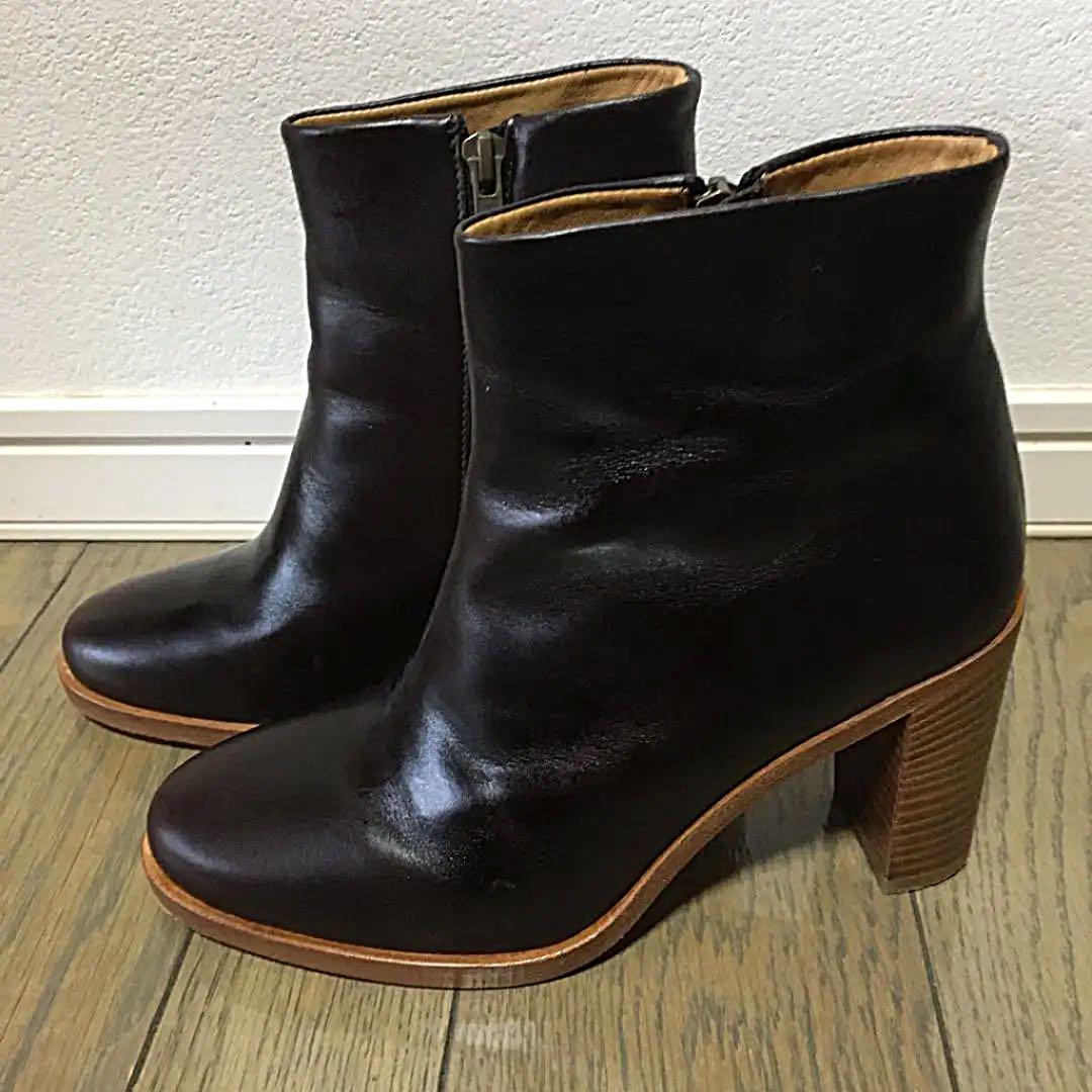 最終お値下げ！A.P.C. ショートブーツ 本革 24センチ 菊池亜希子