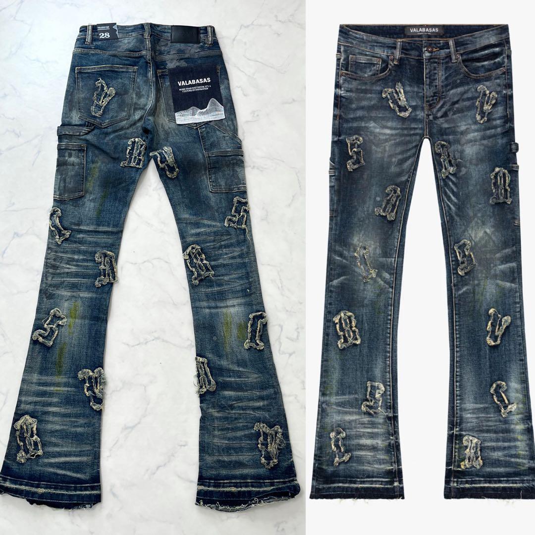 eyden着用モデル】 valabasas バラバサス スタックフレアデニム - メルカリ