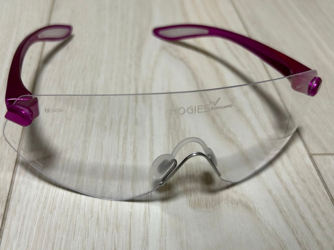 ホギーズ アイガード(レッドピンク) バンド付き - メルカリ