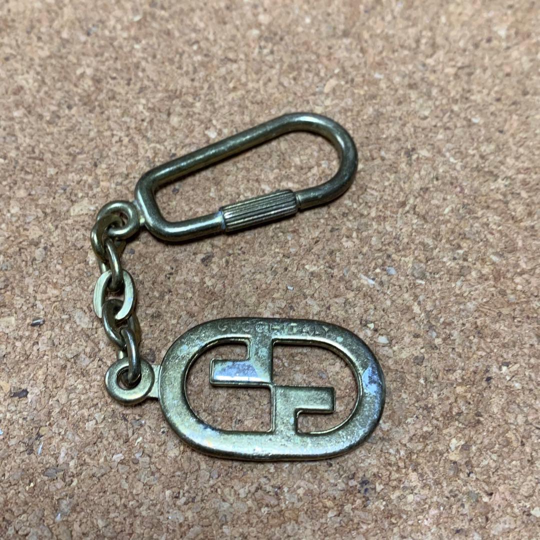 GUCCI オールドグッチ ヴィンテージ キーホルダー 刻印有り 昭和レトロ
