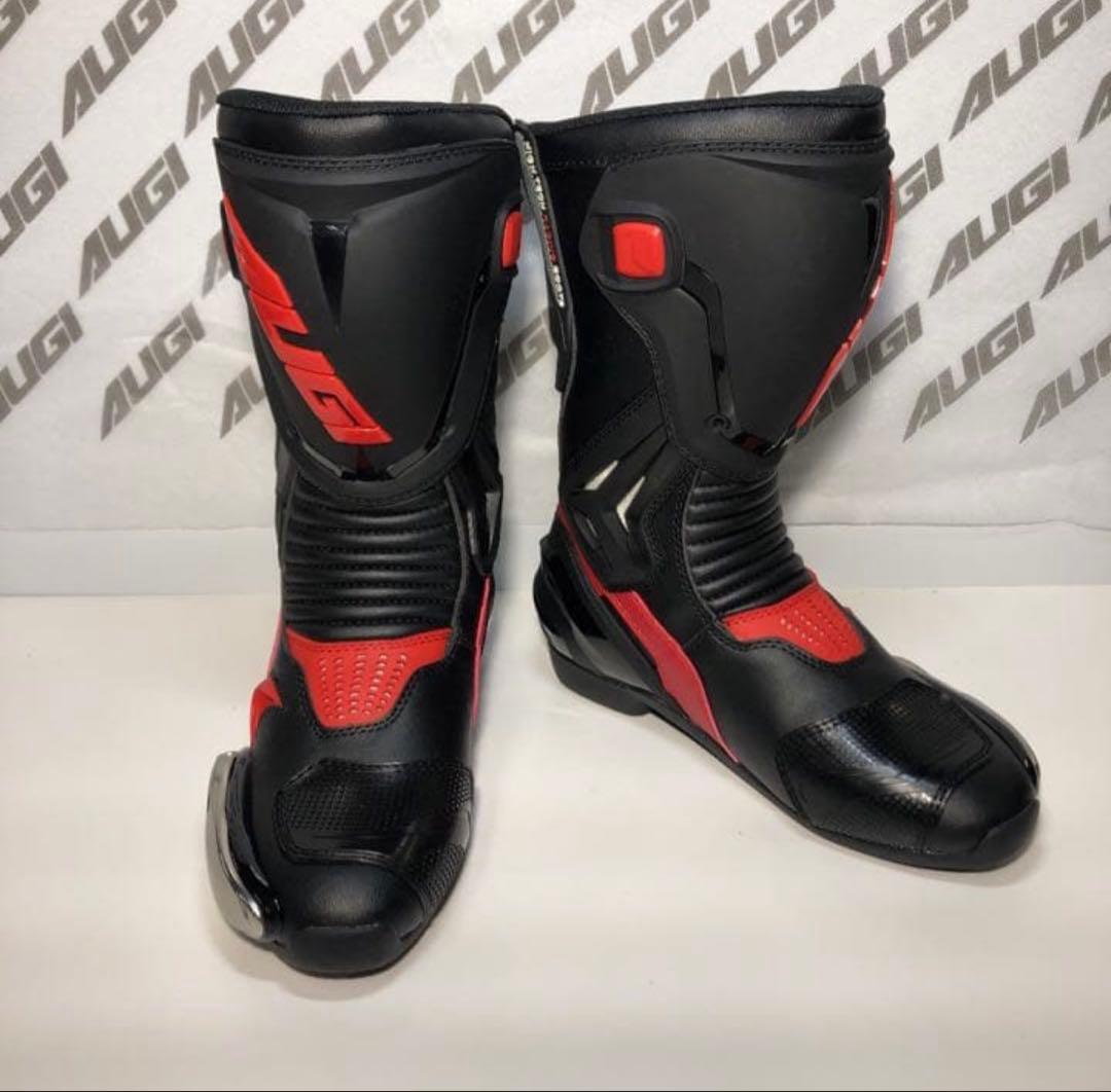 【中古】AUGI AR3 レーシングブーツ　黒／赤 楽天市場】BERIK ベリック レーシングブーツ GP-X BOT-1289A-BK BLACK