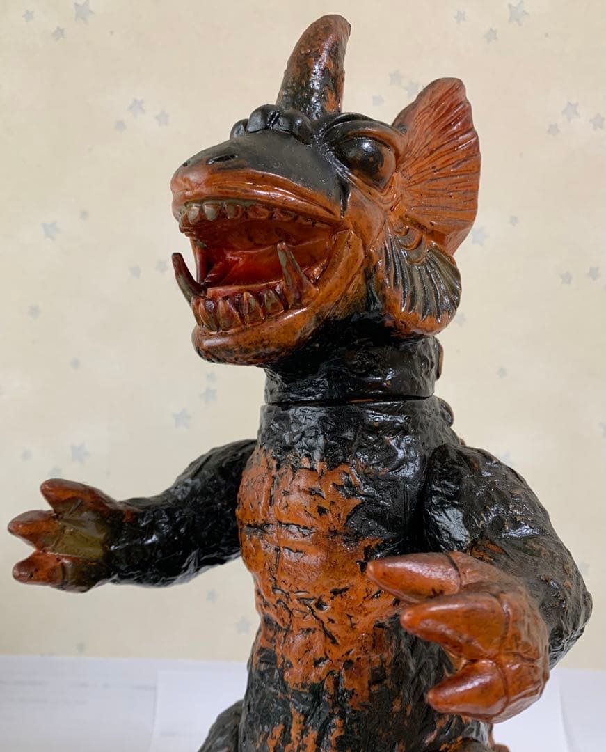 珍品希少 マルサン製1970 怪獣ソフビ フィギュア ドラギラス - メルカリ