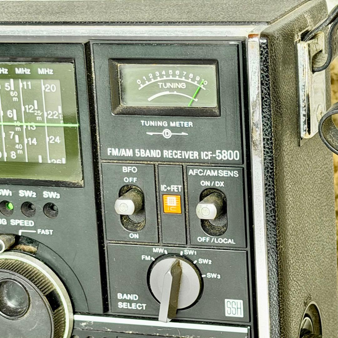 SONY「スカイセンサー5800」'70年代BCLラジオ - メルカリ