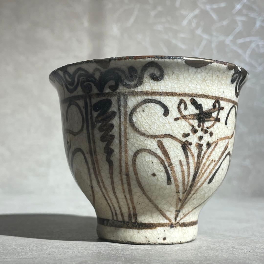 江戸時代後期 絵瀬戸向付 復興織部 再興織部 鉄絵向付 瀬戸焼 美濃焼