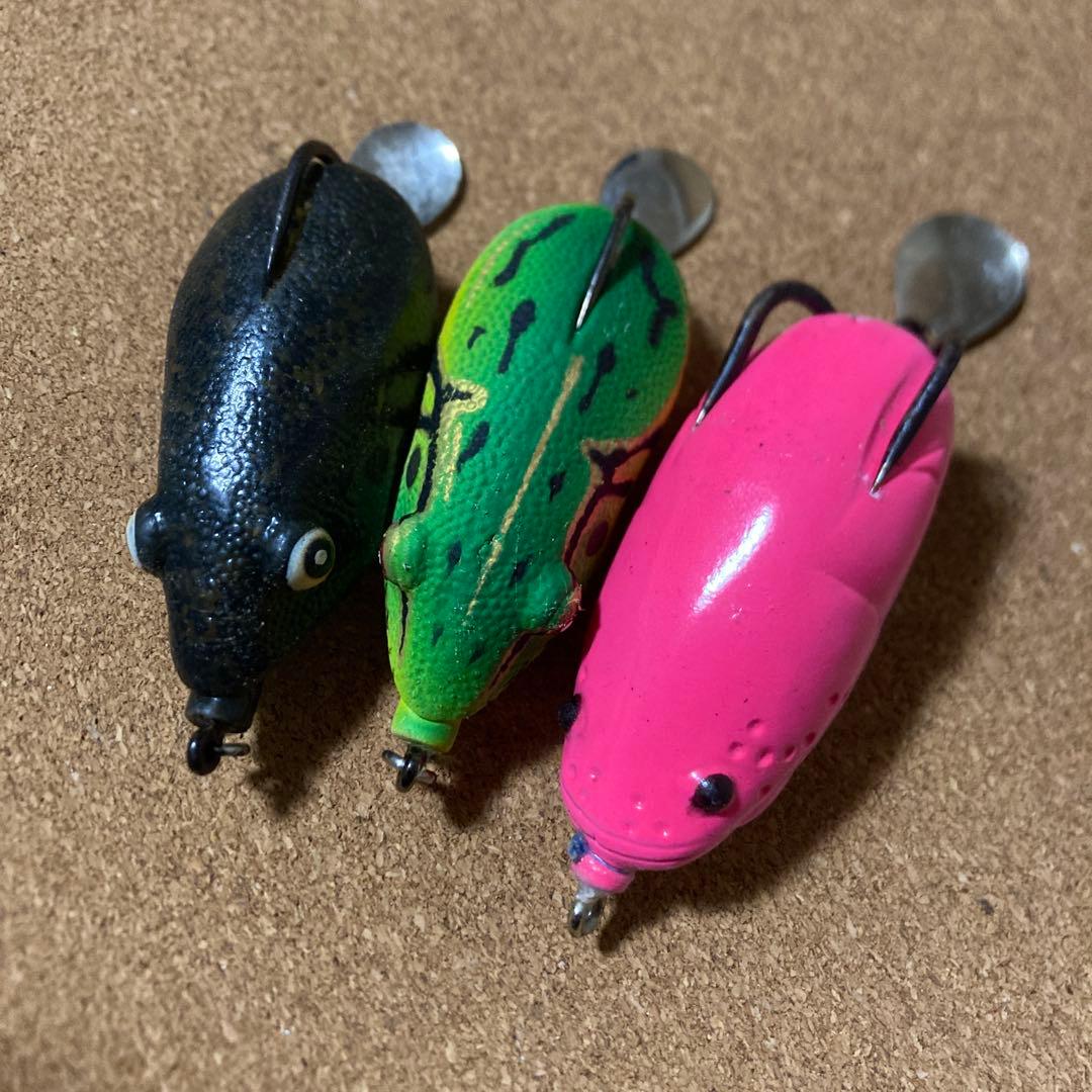 雷魚フロッグ セット SHINS 黒魚 フィネス smith - メルカリ