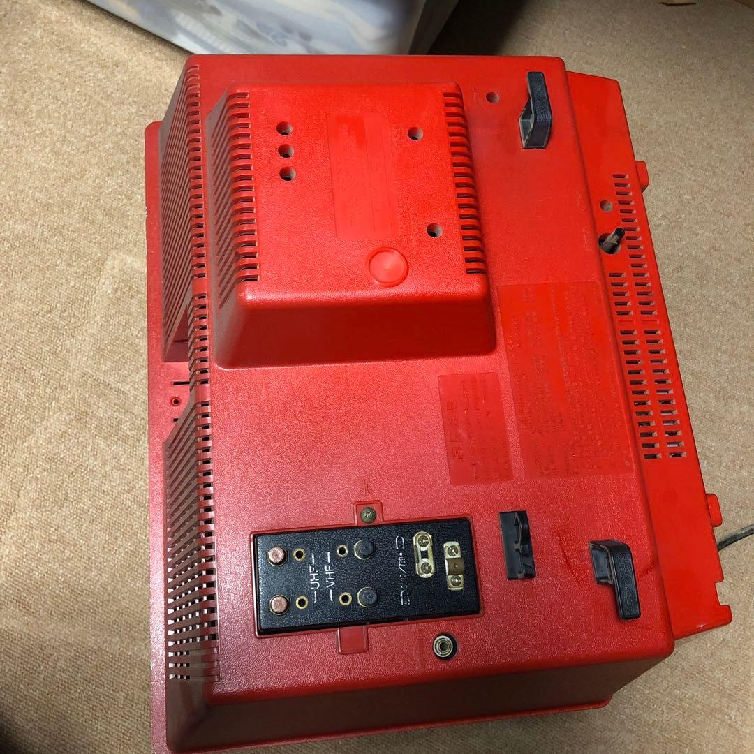 SONY KV-1368D ブラウン管テレビ 小型 レッド - メルカリ