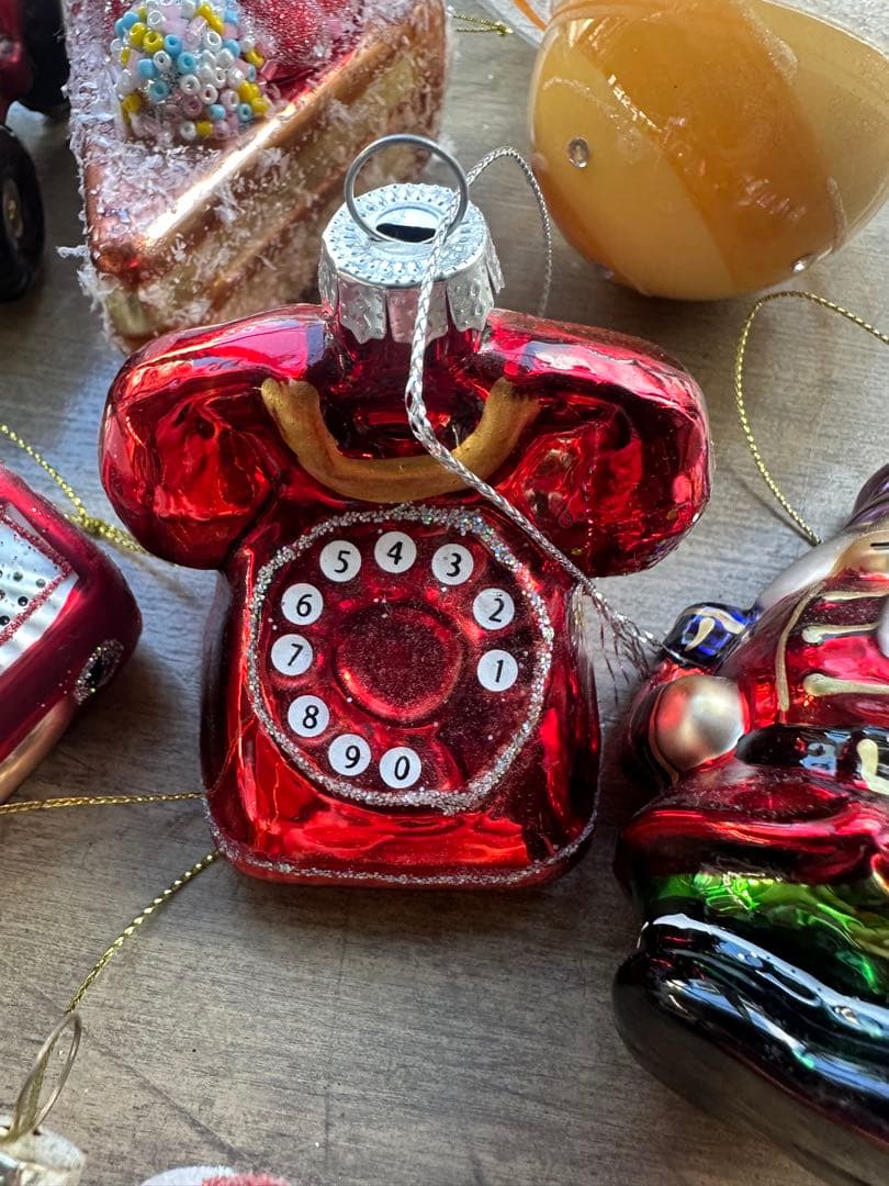 フライングタイガー ガラス製オーナメントセット クリスマス 12個