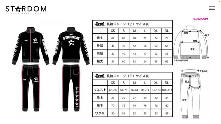 スターダム ジャージセットアップ 女子プロレス - メルカリ