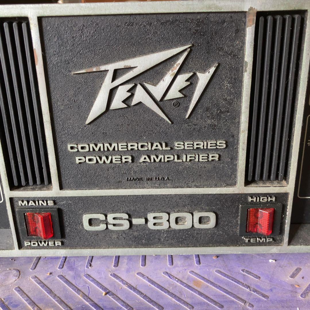 PEAVEY CS-800 ステレオパワーアンプ ピーヴィー アンプ 240W 楽器・機材