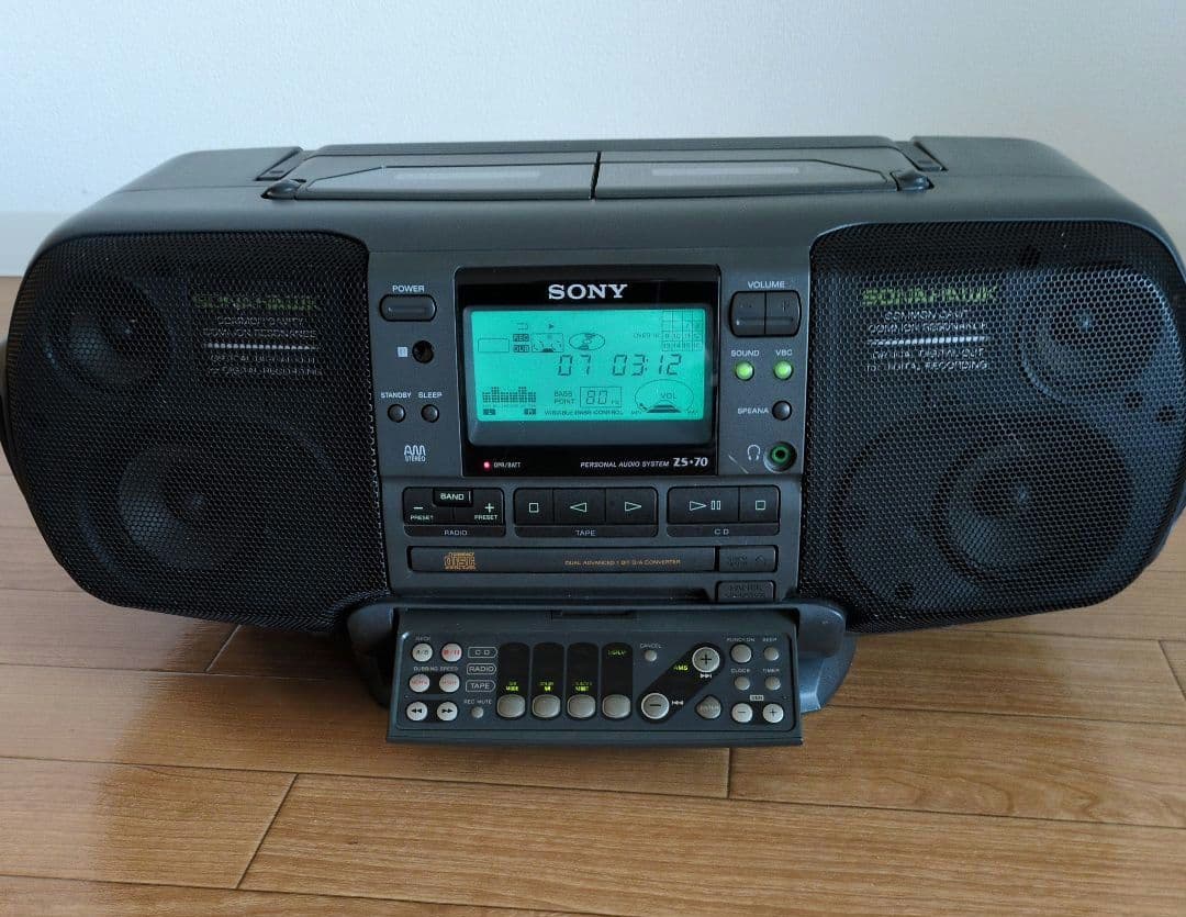 SONY ZS-70 CDラジカセ 動作品 - メルカリ