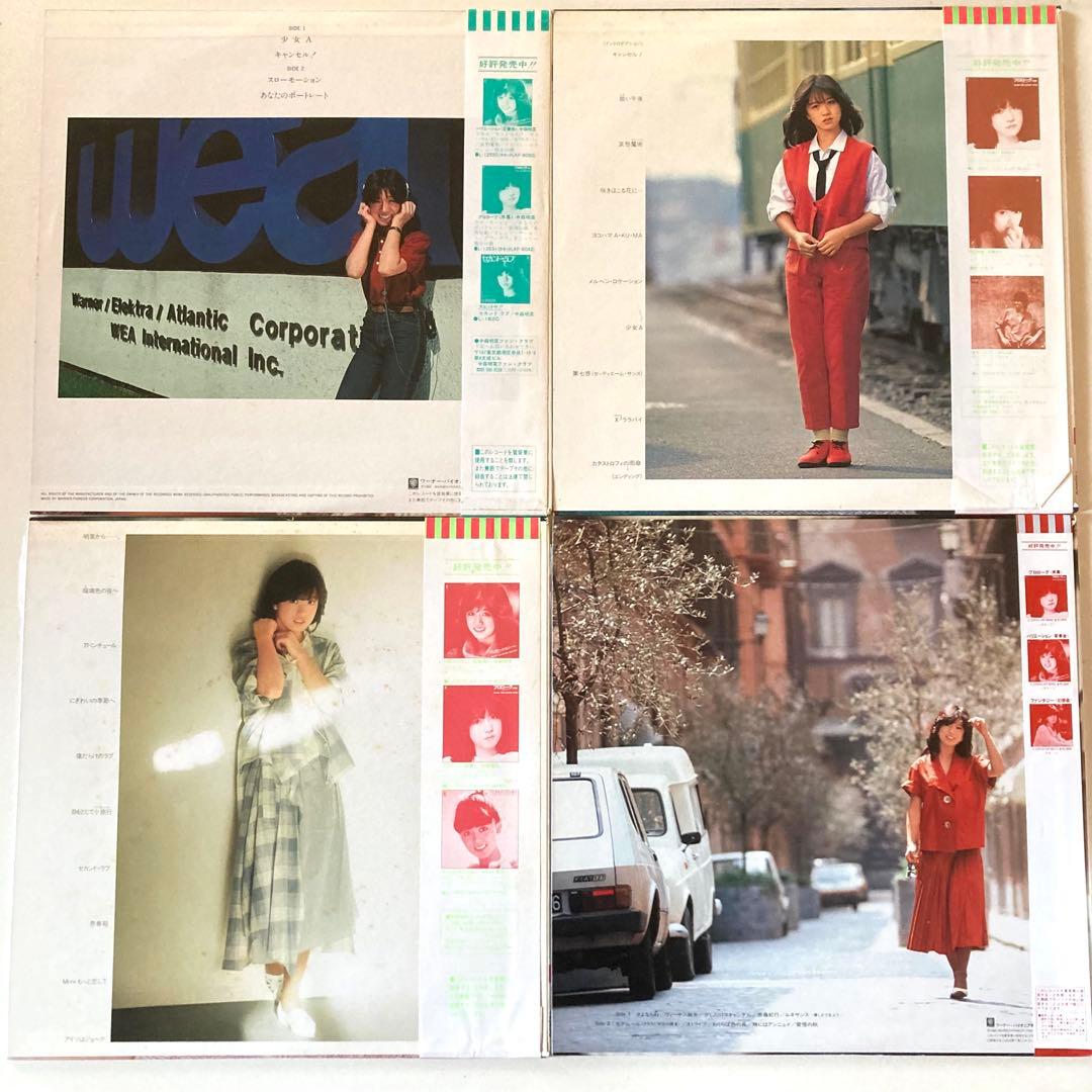 中森明菜 LPレコード4枚セット ピクチャーディスク 帯付き - メルカリ