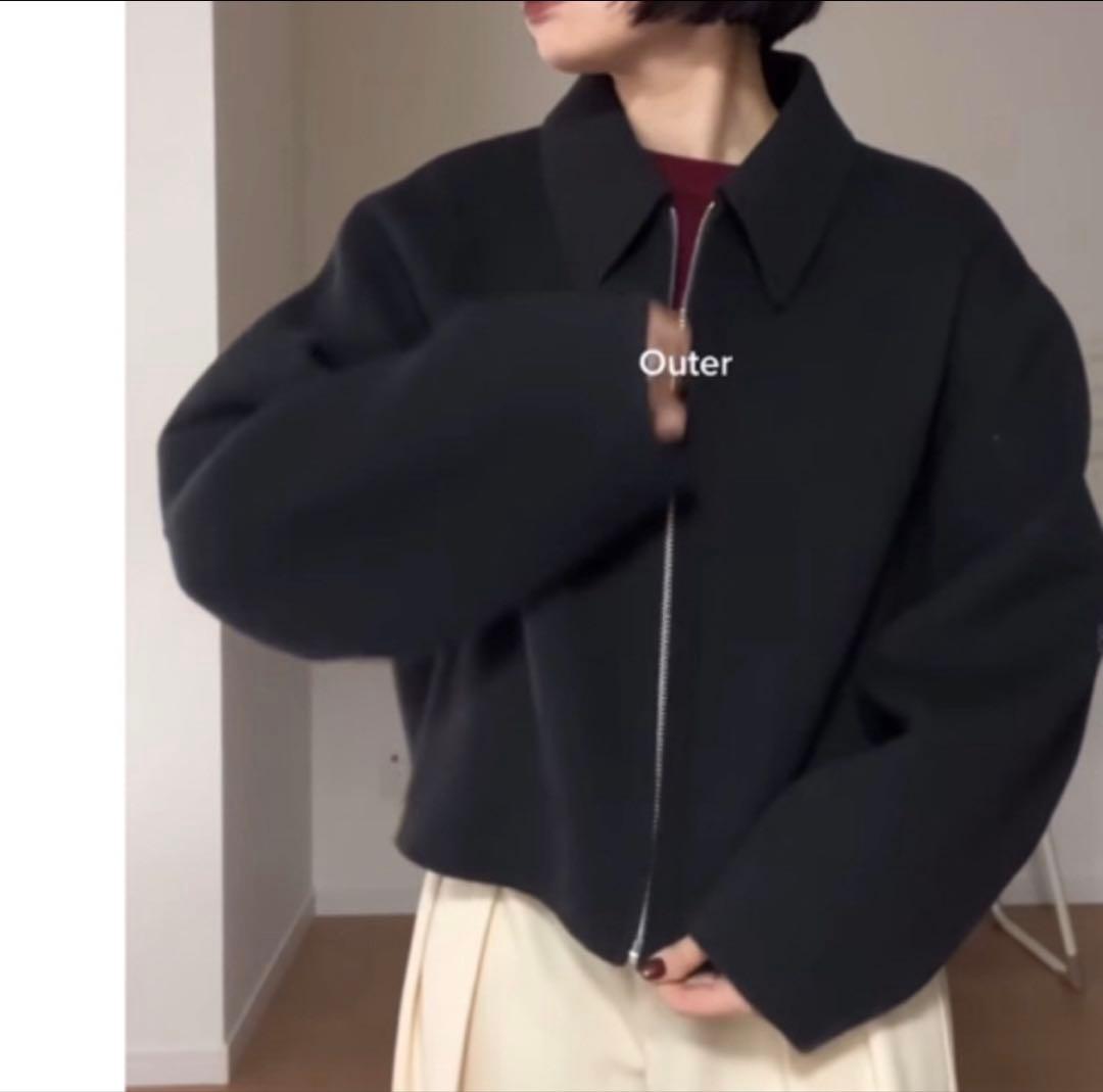 TODAYFUL ウールジップブルゾン38 - メルカリ