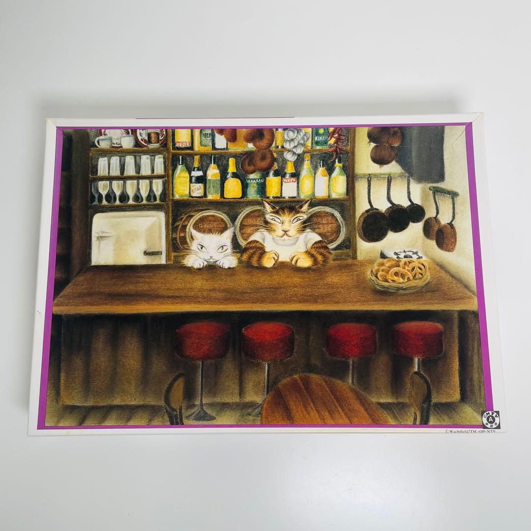 希少】 ヨーヨーの猫つまみ パズル 『市場で買い物』 『海猫亭』 やのまん