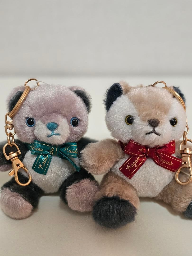 NIJIベアキーホルダー vol.2】ぬいぐるみキーホルダー 甲斐田 加賀美