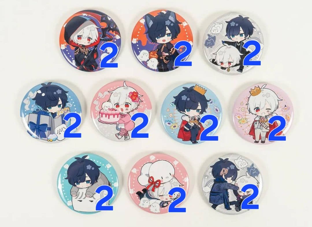 そらる まふまふ AtR 2025 ハロウィン バースデー 缶バッジ 2コン After the Rain LIVE / Birthday Party 2025 ライブグッズ販売開始