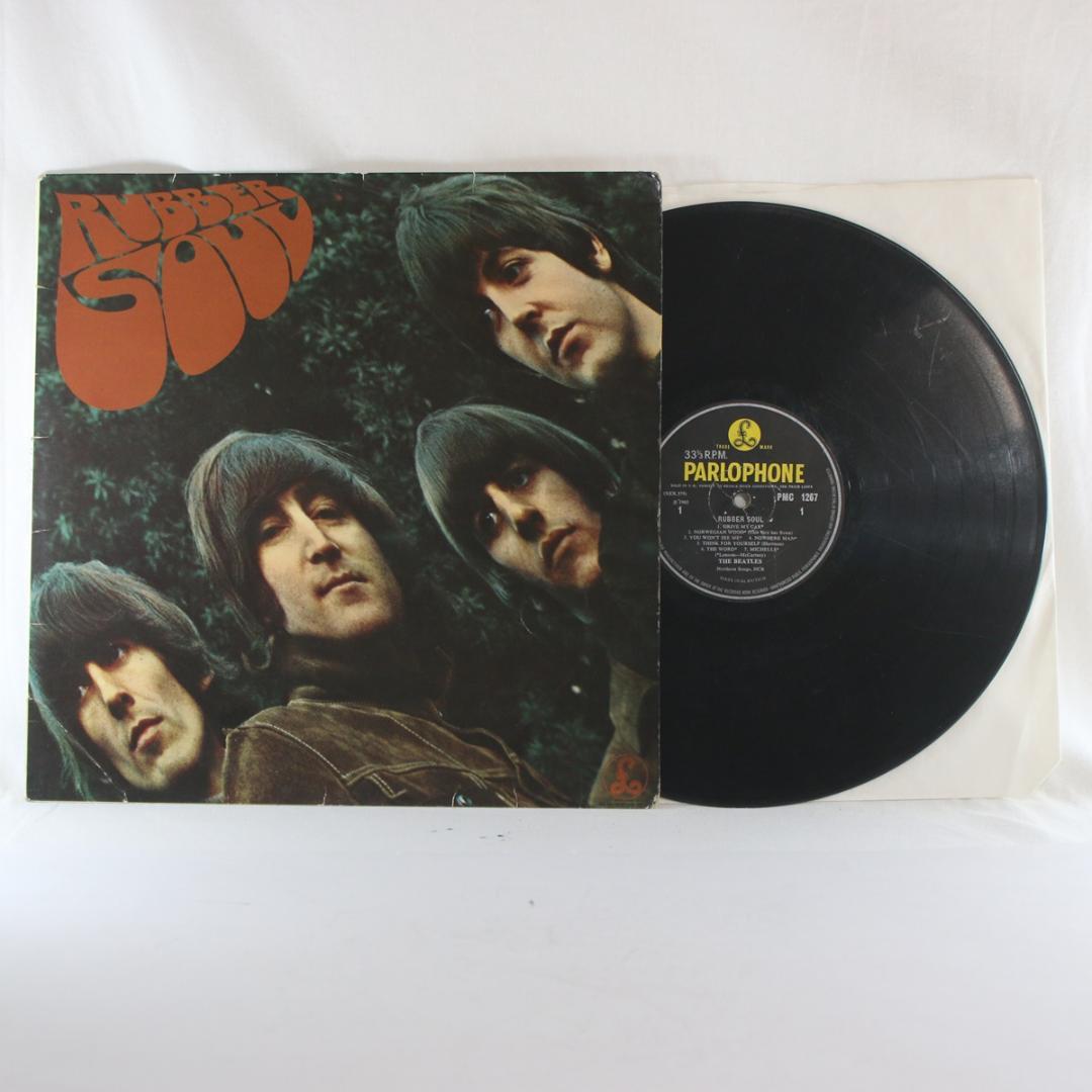 英LP The Beatles Rubber Soul UK盤 Mono MT The Beatles – Rubber Soul – Vinyl (Red, LP, Album + 2 more), 1982